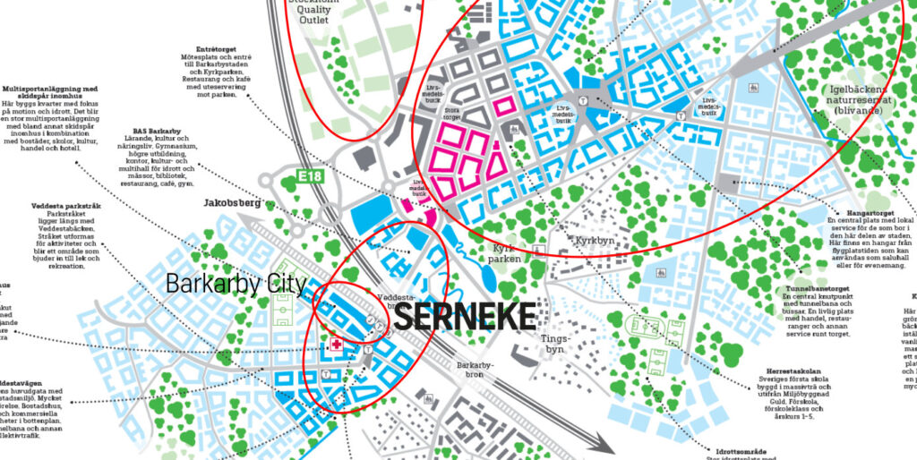 Serneke Barkarby City område
